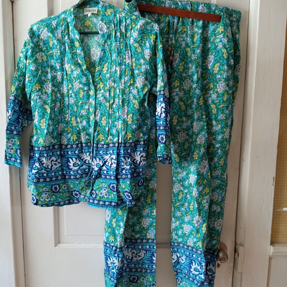 Pajama Lounge set cotton Large